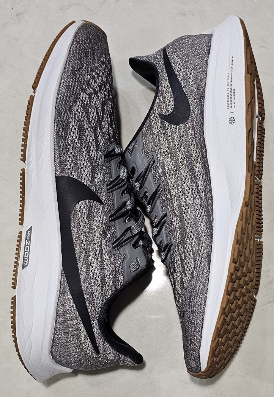 Nike Air Zoom Pegasus 36 Gunsmoke AQ2210-001 Women's Size 8 Running